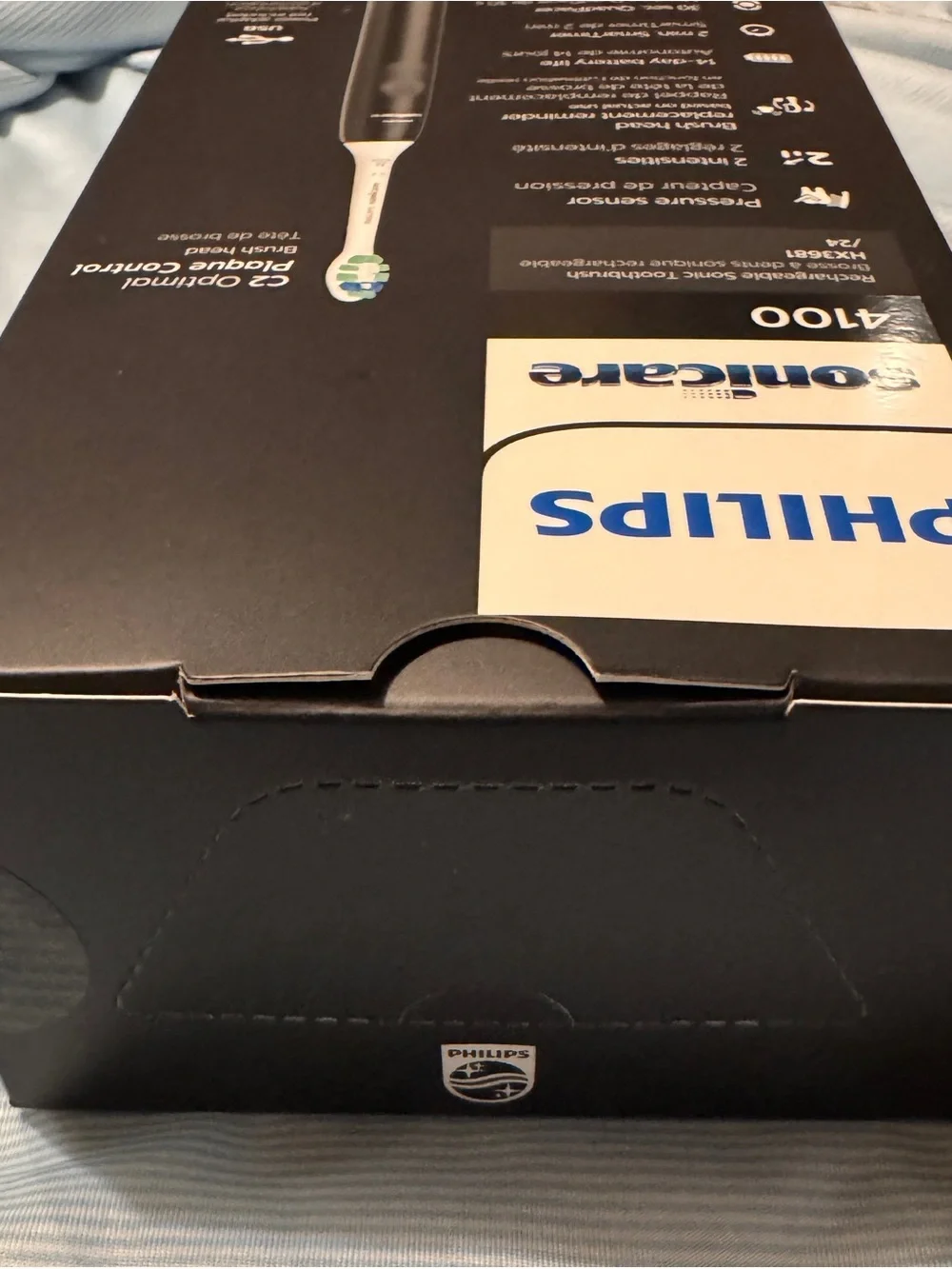 Philips Sonicare 4100 Electric Toothbrush Black Brand New